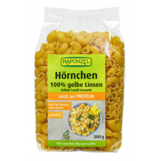 Gelbe Linsen Hörnchen