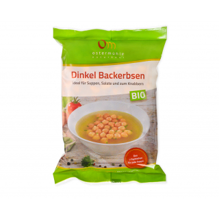 Dinkel Backerbsen