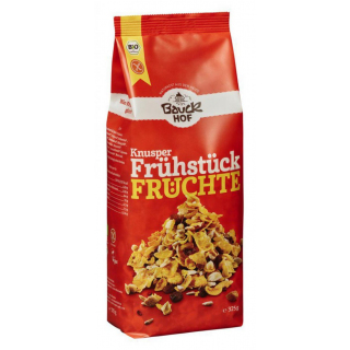 Knusper Frühstück Früchte glutenfrei