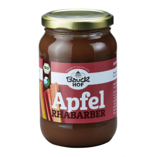 Apfel-Rhabarbermus