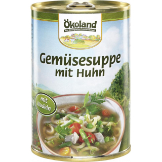 Gemüsesuppe mit Geflügel