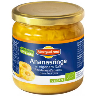 Ananasringe im eigenen Saft