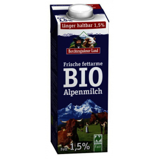 Alpenmilch länger haltbar 1,5% NATURLAND