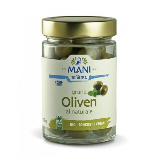 Grüne Oliven al naturale