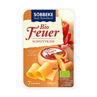 Feuerkäse in Scheiben