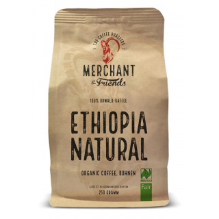 Ethiopia natural Coffee NLF gemahlen